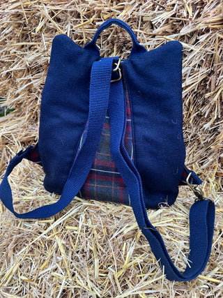Reversible Tartan Backpack | Blackdown Hills