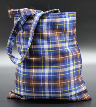 Devon Blue Tartan Tote Bag
