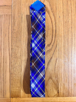 Devon Blue Tartan Tie