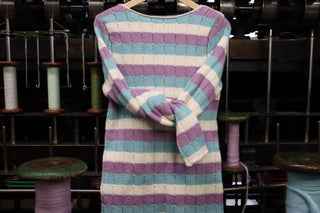 Ribbed Cable Coldharbour Mill Knitting Pattern