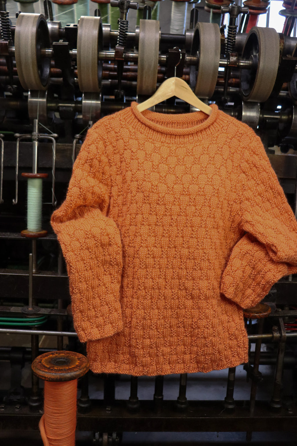 Textured Weave Coldharbour Mill Knitting Pattern Aran