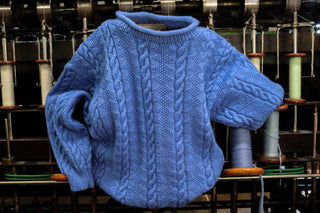 Cable and Diamond Coldharbour Mill Knitting Pattern